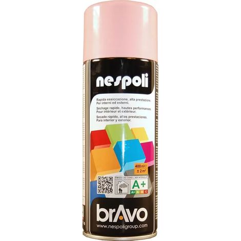 Peinture Aérosol BRAVO NESPOLI - Rose pâle (180011) 0,4 L