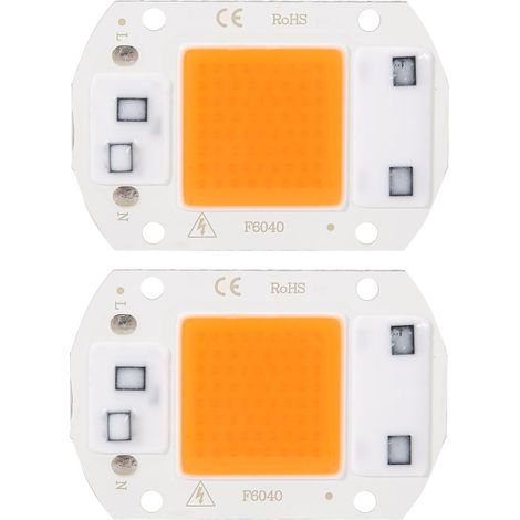 Puce LED COB Intégrée 30W Spectre Complet Pour Éclairage Horticole DIY - Source Lumineuse Haute Puissance (1/5)