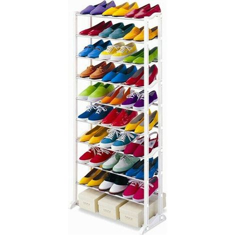 Meuble à chaussure de 30 paires - gagner de l'espace dans vos armoires