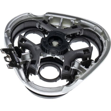 Scherkopfrahmen kompatibel mit Philips AT940, PT830, PT870, PT875, PT876, PT877, PT919, PT920, PT923, PT925, PT927 Rasierer, silber (1/2)