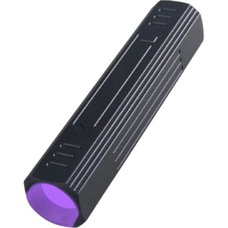 Torcia - Lampada UV - Torcia UV - Lampada UV professionale - Luce nera - 365 nm - Filtro nero - Ricaricabile - Per polimerizzare resine - pietre preziose - minerali - nail art