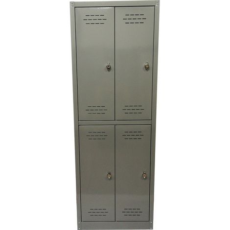 Dressing Métallique 4 Portes Cm. 60Lx40Px167H