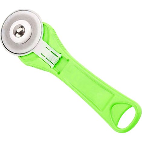 Outil de découpe rotative à poulie, couteau à rouleau plat, outils de découpe de tissu pour la confection de vêtements, vert (1/5)