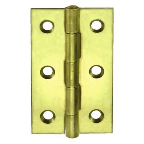 Cerniere strette 31 x 50 mm. - zincate giallo - 1 pz.