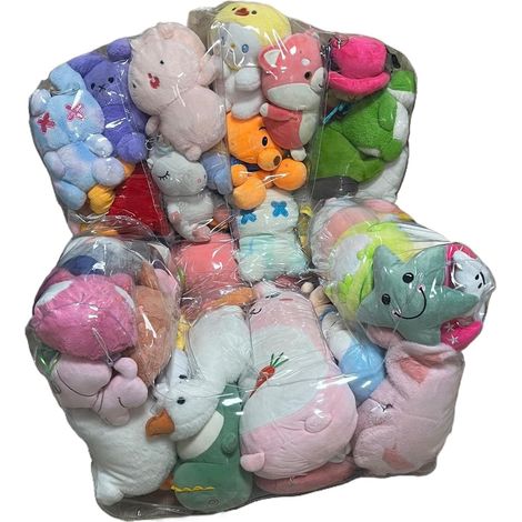 Pouf de rangement étanche transparent pour avec fermeture éclair (1/5)