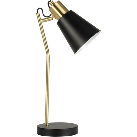 ANDREA HOUSE IL72036 Lámpara Mesa Metal Negro 22x14x45 CM - ref: IL72036 (1/2)