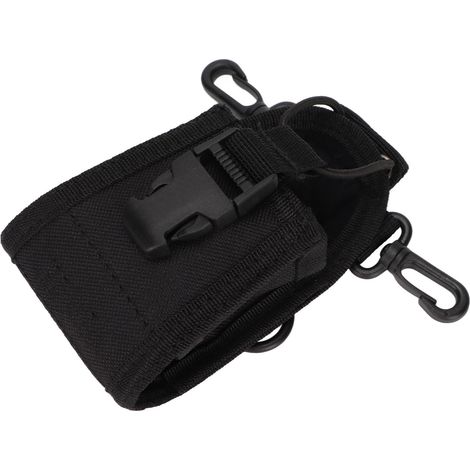 Étui de transport robuste pour talkies-walkies Motorola Baofeng, housse nylon portable modèle MSC-20B. (1/5)