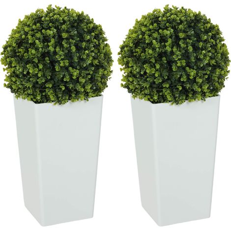 Set mit künstlichen Eukalyptuskugeln, 65 cm, UV-geschützt, Grün (1/5)