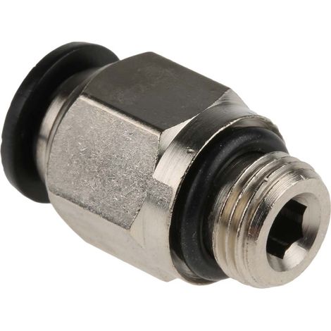 Raccord instantané RS PRO vers Enfichable 6 mm G 1/8 Mâle ( Prix pour Paquet de 10 ) (1/3)