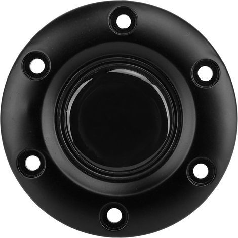 6 Hole Removable Steering Wheel Hub Cap Hub Cover Hub Cover Wheel Centre Cap (Black) (1/5)