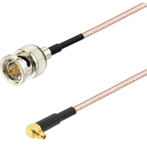 SDI-Kabel mit BNC-/MMCX-Stecker, RA 75 Ohm, 1 m