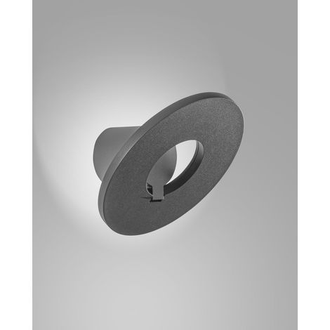 Luminaire extérieur LED Fabas Luce Elite Dark Grey aluminium gris Ø 24 cm 10 W 3000 K IP54 1309 lm réf. 6534-21-294 (1/3)