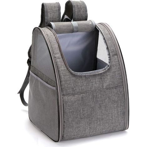 1 Sac à Dos pour Chat et Chien, Respirant avec Fenêtre, Sangles Réglables, Pliable pour Voyage en Train Voiture Avion (1/5)