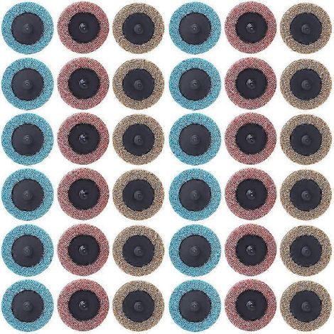 Ensemble de disques de ponçage abrasifs en nylon à spirale pour le polissage des métaux et l'outillage intelligent (1/5)