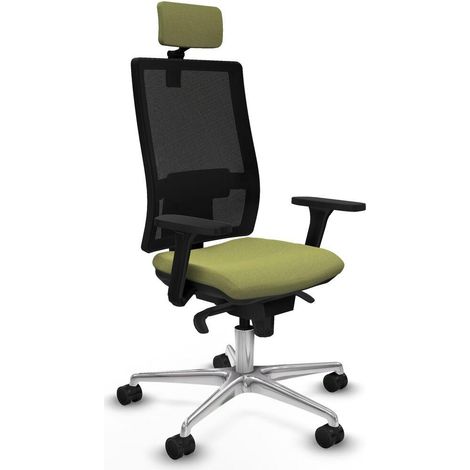 piqueras-y-crespo Chaise Moderne vert confortable bureau (1/3)