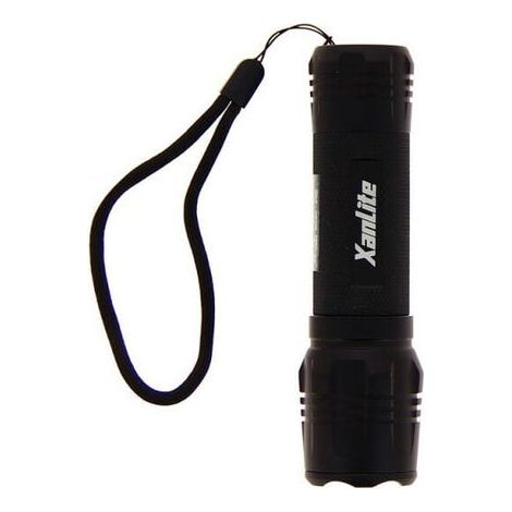 Xanlite - Lampe de poche à LED métallique, mode d'éclairage x3, 600 lumens, piles incluses - TO600M, éclairage doux et agréable (1/5)
