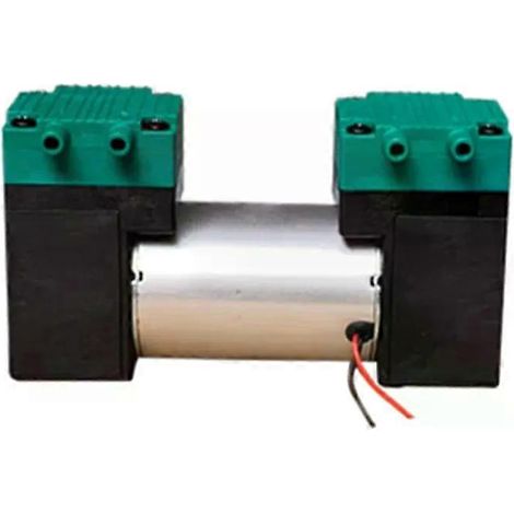 Pompe à vide miniature 12 V 24 V 220 V, pompe électrique silencieuse, petite pompe à air, pompe à membrane à double tête (1/5)