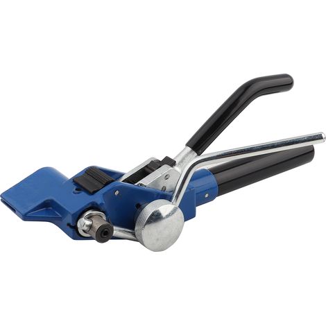 ViaGasaFamido Pistolet à Attache de Câble en Acier Inoxydable, Outil de Fixation de Câble Durable avec Tête de Coupe Tranchante et Prise Confortable pour un Usage Professionnel