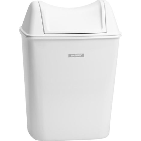 Cestino Katrin 91851 plastica ABS 8 litri bianco