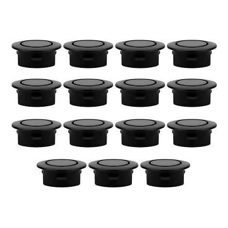 Bouchons de Protection pour Radar Pare-Chocs Arrière de Voiture Cache-Trous Pare-Chocs en Plastique Noir Accessoires Extérieurs pour Camions et Voitures (1/5)
