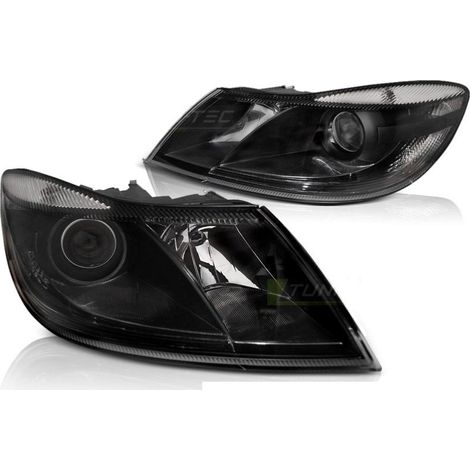 Paire de feux phares Skoda Octavia 09-12 design noir-27361823 (1/2)
