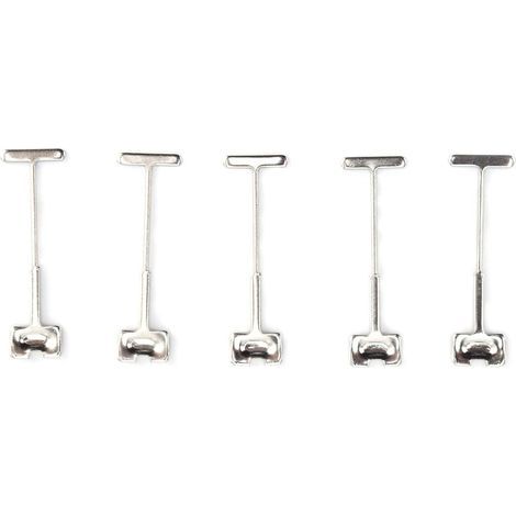 100Pcs T‑Pins Remplacement de Tuile Aiguilles en Acier, Aiguilles de Rechange en Acier pour Tuile Planchers Murs Builing avec Haute Résistance à la Compression