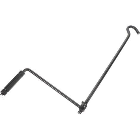 2Pièces Cric Ciseaux Durable Métal Noir Kit Réparation Auto