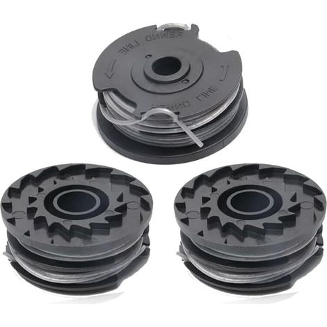 Bobine de rechange Bosch Art, lot de 3 bobines pour débroussaillages Bosch Art 24 27 30 30-36 Li 18 m 1,65 mm (1/4)