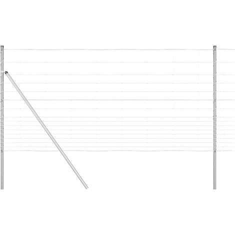 Maison Exclusive - Zaunpfosten Galvanisiert 50 x 1,2 m Stahl