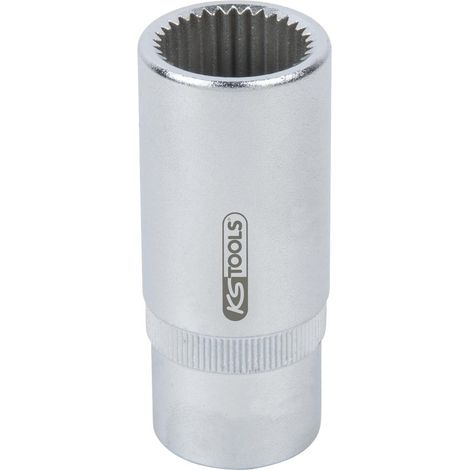 Kstools – Douille pour pompes à injection 1/2' – Acier chrome vanadium – Carré d'entraînement DIN 3120 – Longueur 40mm – Pour Mercedes diesel (1/5)