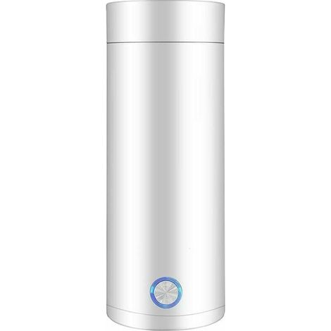 royaluxe - Bouilloire de voyage, bouilloire portable pour boissons saines, ébullition rapide, petite bouilloire à arrêt automatique, petite bouilloire de 400 ml (blanc) (1/5)
