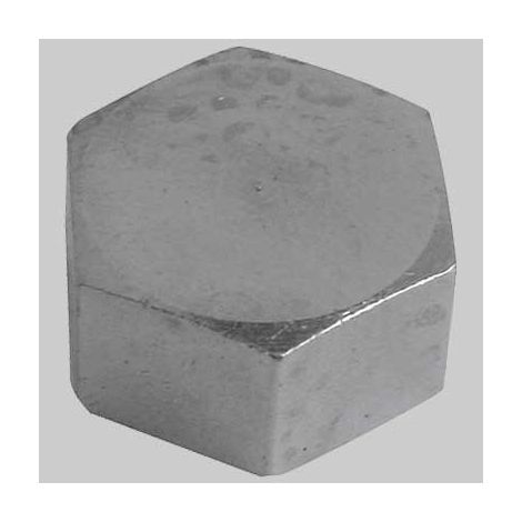 TAPPO FEMMINA OTTONE CROMATO  1/2     MADE IN ITALY