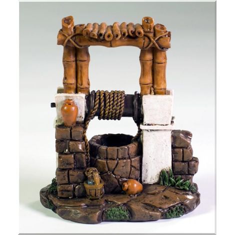 POZZO IN RESINA 9X5,5X10,5CM PER PRESEPE