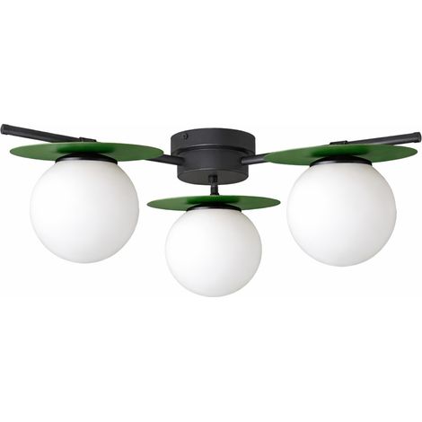Deckenleuchte 3xE14 Luma Schwarz Khaki Keter Lighting (1/5)