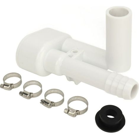 Kit anti-siphon pour toilettes RV 385316906, collier en acier inoxydable, joint torique en caoutchouc étanche, compatible modèles 110 111 130 131 147 148 149. (1/5)
