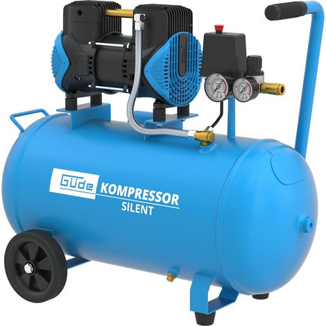 Güde Kompressor Airpower 270/8/50 Silent 50L ölfrei leise 63dB Doppelkolben