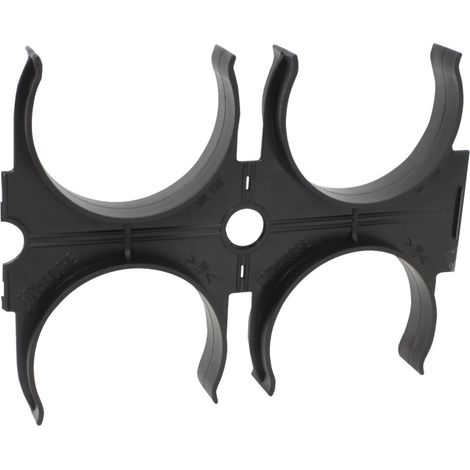 Fränkische Abstandshalter DN 110/4 Kabuflex schwarz (1/2)