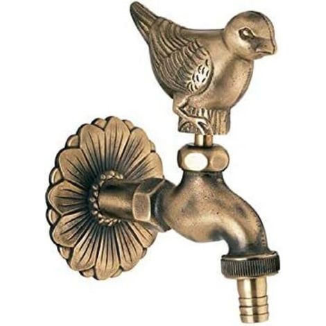 Robinet de jardin décoratif 1,2 cm (1/2") en forme de colombe sans raccord de tuyau (1/3)