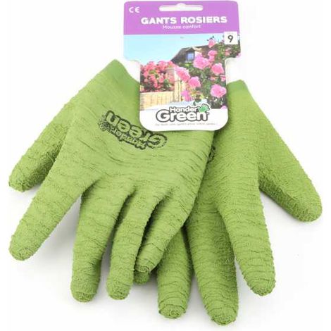 Gants rosiers. Travaux jardin. Taille 9. HanderGreen® (1/5)