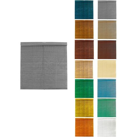 Persiana de Madera Alicantina con Polea Metálica - Estor Enrollable para Ventanas, Puertas, Salón