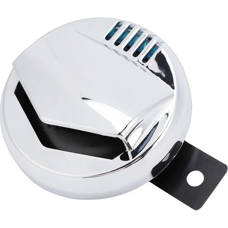 Klaxon électrique de Remplacement pour Moto, 110db, Coque Entièrement Métallique Chromée, pour Motocyclistes élégants (1/5)