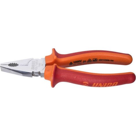 Pliers Unior 406/1vdebi aislados ergonómicos 20 cm (1/2)