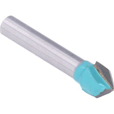 90°-V-Nutfräser, 10-mm-Holzfräser, 6-mm-Schaft, Holzbearbeitungswerkzeug, 1 Stück (1/5)