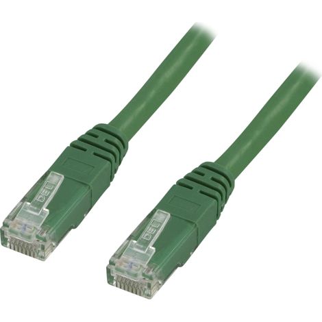 Câble de brassage U/UTP Cat6 1 m 250 MHz certifié Delta vert, pour connexion Internet, réseau Ethernet LAN (1/2)