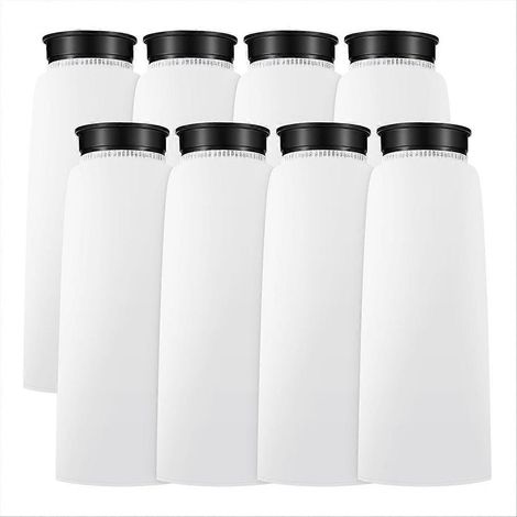 Packung mit 8 Filtersocken 7 x 25 cm (2,75 x 10 Zoll) mit Rand, 200 µm, für Meerwasseraquarien, Teiche und Überläufe. (1/5)