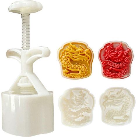 Moule à gâteaux de lune en plastique ABS pour la confection de pâtisseries et desserts. Outil de pâtisserie ménager. (1/4)