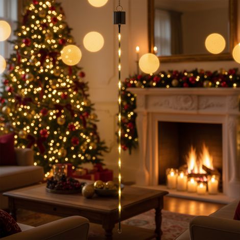 Catena di luci LED roteante per decorazioni natalizie da h 90 cm (1/4)