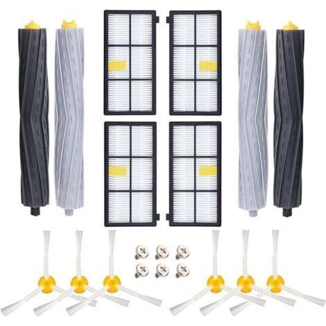 Accessoires Remplaçant kit iRobot Roomba 800 900 Série 800 850 860 865 866 870 871 872 875 876 880 886 890 891 895 896 897 900 950 960 965 966 967 969 970 971 974 975 976 980 981 989 996 (1/4)