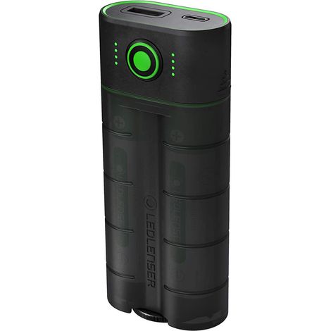 LEDLENSER Powerbank mit zwei herausnehmbaren 18650 Akkus (1/4)