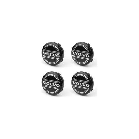 Pour Volvo 01 - Un jeu de 4 cache-moyeux centraux Volvo 64 mm (1/2)